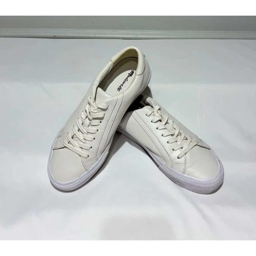 Madewell white leather sneakers  Size 8